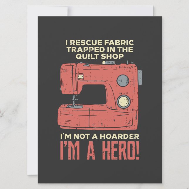 Sewing - I Rescue Fabric (Front)