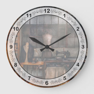 Sewing - Inudstrial - Quality Linens Large Clock