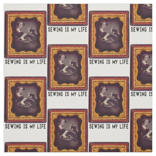 Sewing Is My Life Fabric (Swatch)