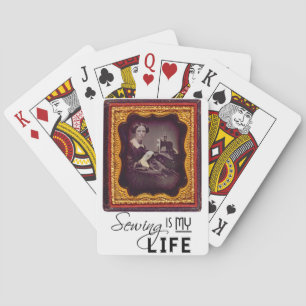 Sewing Is My Life Playing Cards