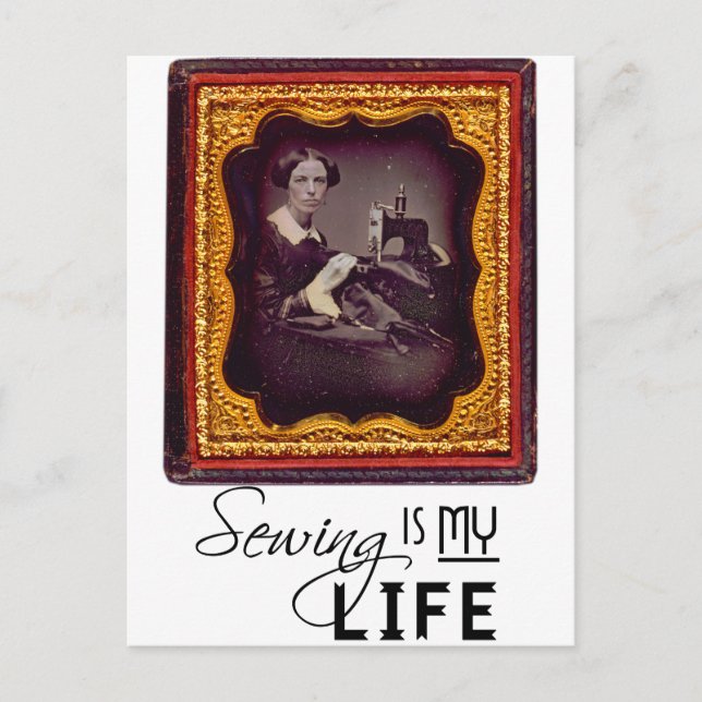 Sewing Is My Life Postcard (Front)
