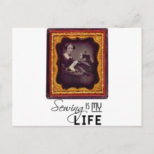 Sewing Is My Life Postcard
