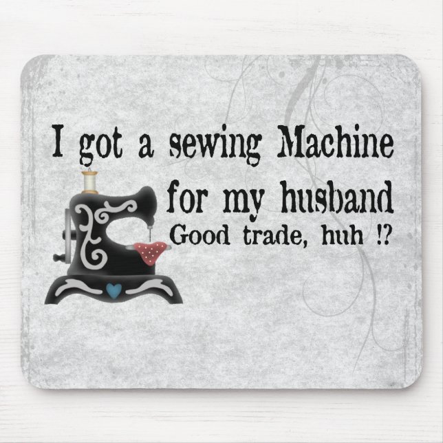 Sewing Joke Mouse Mat (Front)