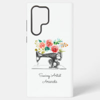 Sewing Knitting Stitching Black White
