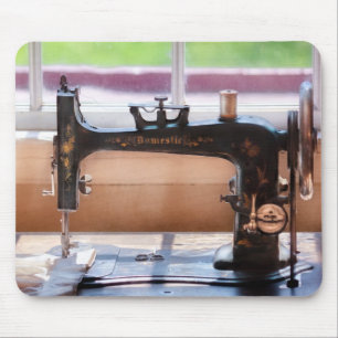 Sewing Machine - A stitch in time Mouse Mat