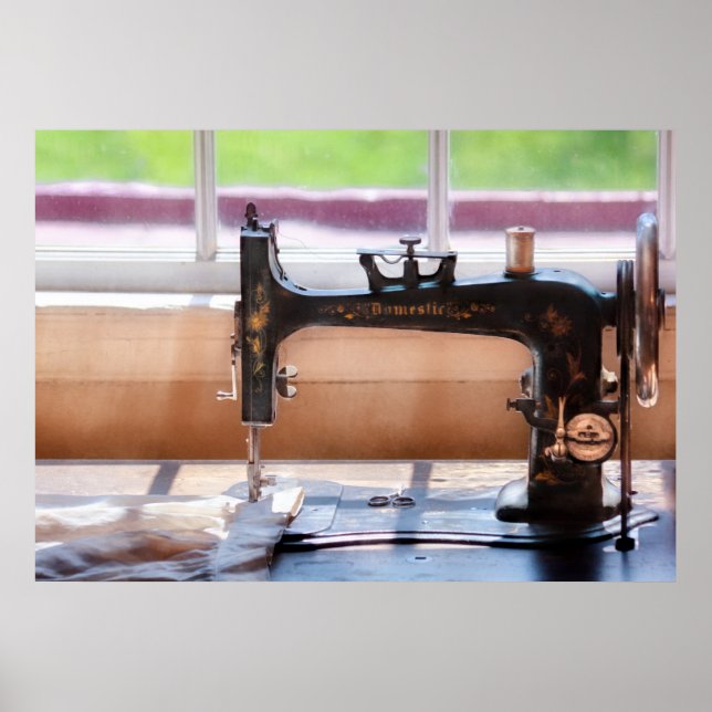 Sewing Machine - A stitch in time Poster (Front)