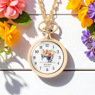 Sewing Machine Black White Tailor Dressmaker Watch