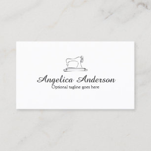 Sewing Machine Business Card