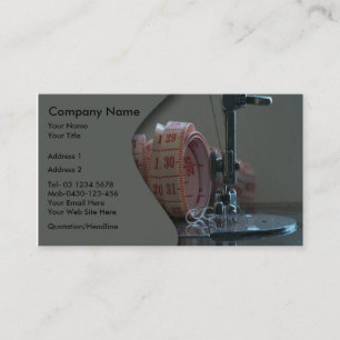 Sewing Machine Business Card