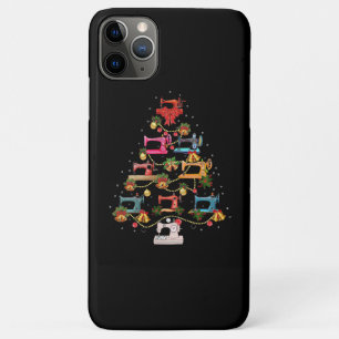 Sewing Machine Christmas Tree iPhone 11 Pro Max Case