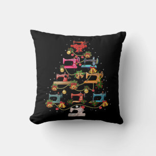 Sewing Machine Christmas Tree Cushion