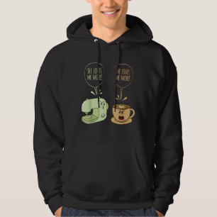 Sewing Machine Coffee Funny Sew Quilting Seamstres Hoodie