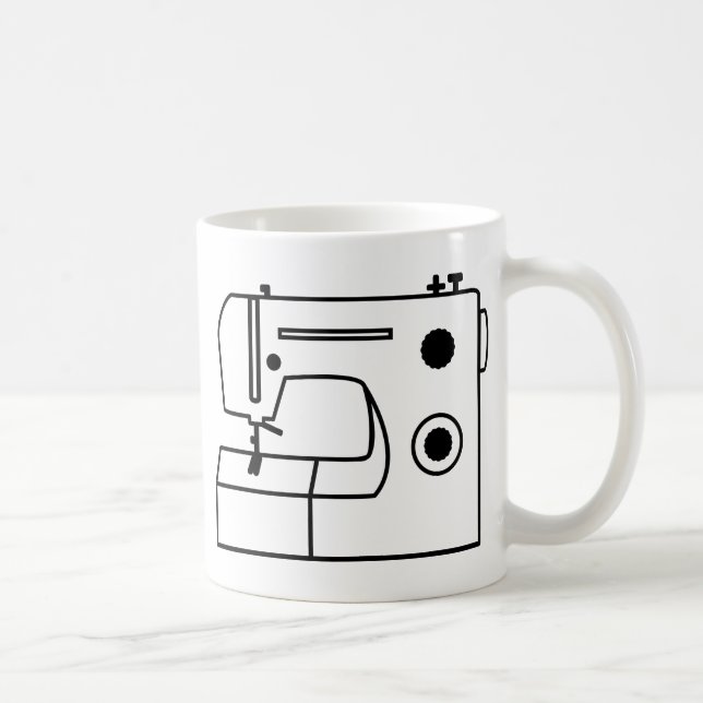 sewing machine coffee mug (Right)