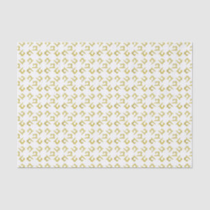 Sewing Machine Crafts Faux Foil Gold Tissue Paper