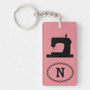 Sewing Machine Custom Color/Text Light Key Ring