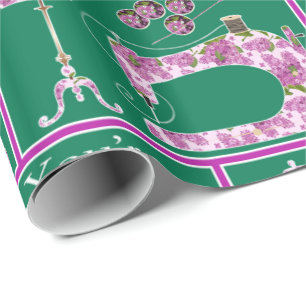 Sewing Machine Dress Form   Mothers Day Birthday Wrapping Paper