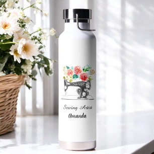 Sewing Machine Dressmaker Tailor   Water Bottle
