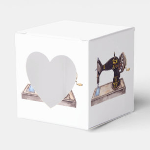 sewing machine favour box