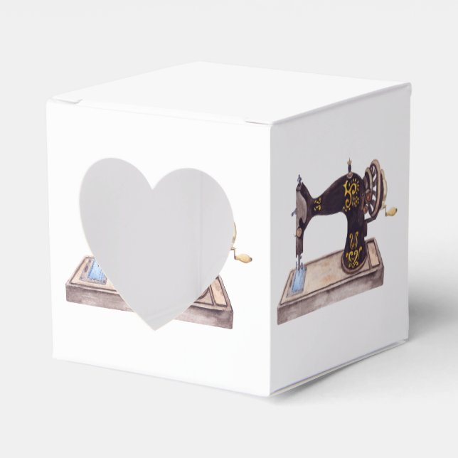 sewing machine   favour box (Front Side)