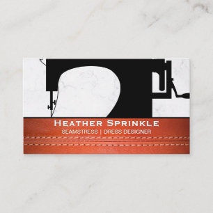 Sewing Machine   Industrial   Leather Stitched  Business Card