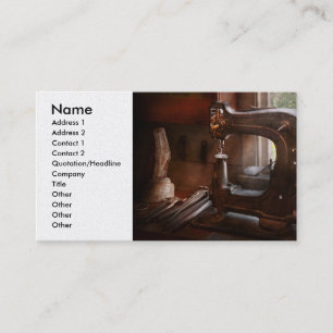 Sewing Machine - Leather - Saddle Sewer Business Card