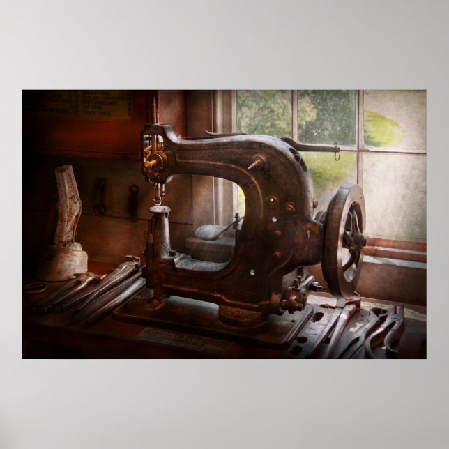 Sewing Machine - Leather - Saddle Sewer Poster (Front)