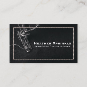 Sewing Machine   Leather   Stitching Business Card