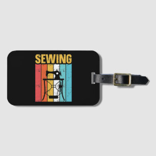 Sewing Machine Luggage Tag