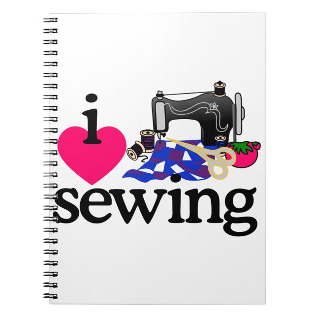 Sewing Machine Notebook (Front)