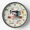 Sewing Machine Personalizable Wall Clock