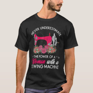 Sewing Machine Seamstress Sewer Women Girls Quilte T-Shirt