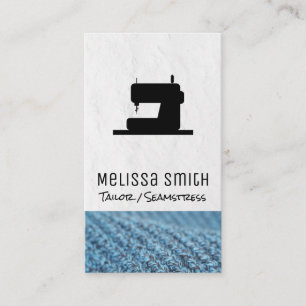 Sewing Machine   Seamstress   Tailor Business Card