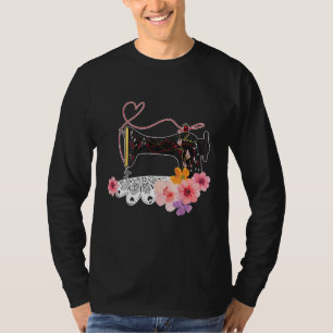 Sewing Machine Seamstress Tailor Sew Gift Women Ki T-Shirt