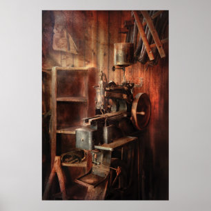 Sewing Machine - Sewing Machine for Saddle Making Poster