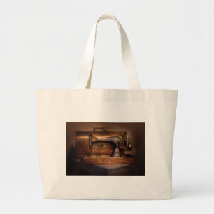 Sewing Machine  - Singer Large Tote Bag