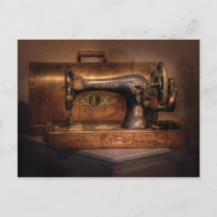 Sewing Machine  - Singer Postcard