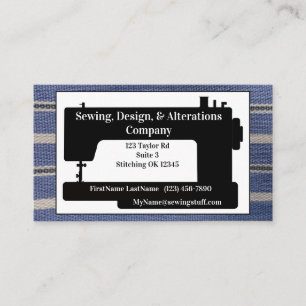 Sewing Machine Standard, 3.5" x 2.0" Business Card