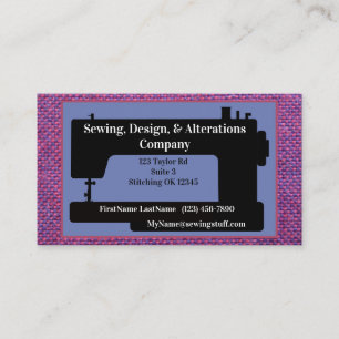 Sewing Machine Standard, 3.5" x 2.0" Business Card