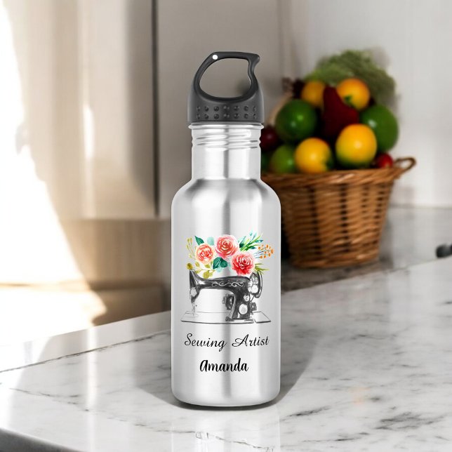 Sewing Machine Tailor Dressmaker 532 Ml Water Bottle (Creator Uploaded)
