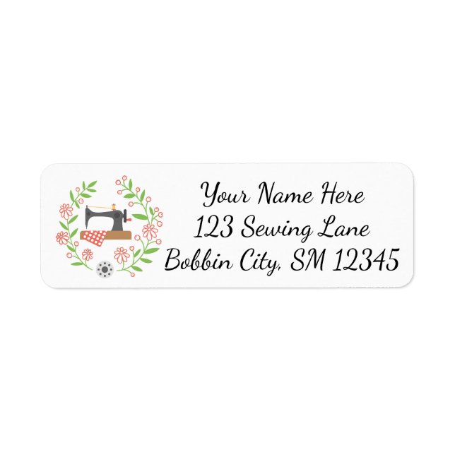 Sewing Machine Wreath (Front)