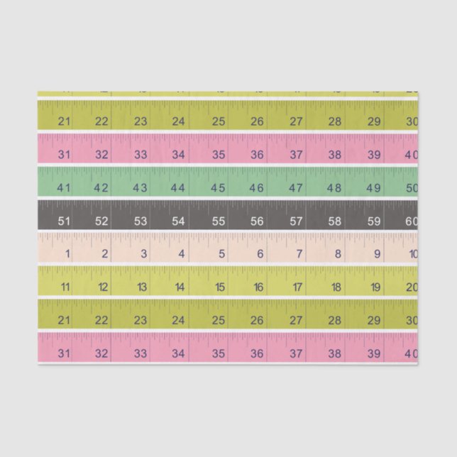 Sewing measuring tape tissue paper (Front)