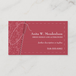 Sewing Needle Business Card
