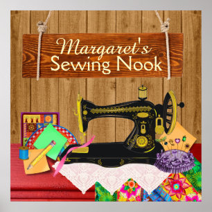 Sewing Nook Sign - Poster - SRF