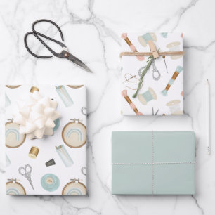 Sewing Notions for Crafter Wrapping Paper Sheet