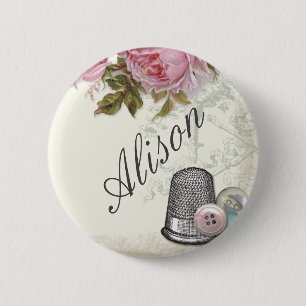 Sewing Notions IVORY, name badge