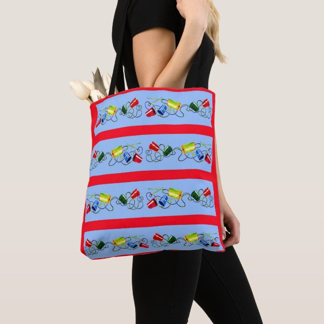 sewing notions tote bag (Close Up)