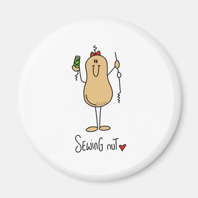 Sewing Nut Magnet (Front)