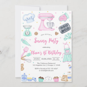 Sewing Party Birthday Invitation
