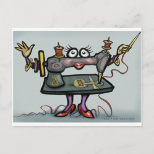 Sewing Postcard