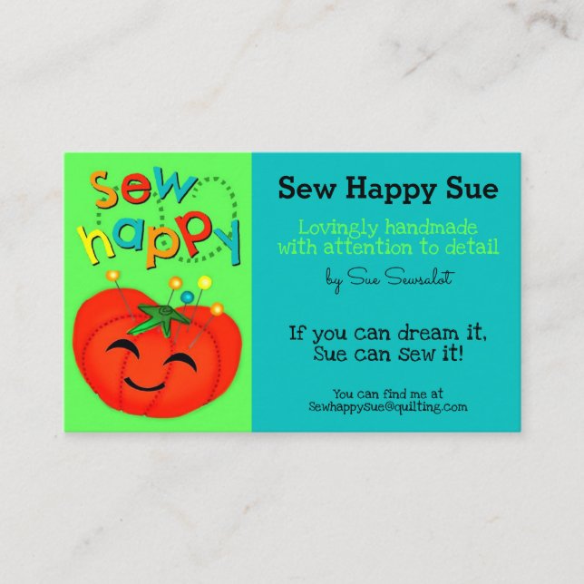Sewing/Quilting Business Card (Front)